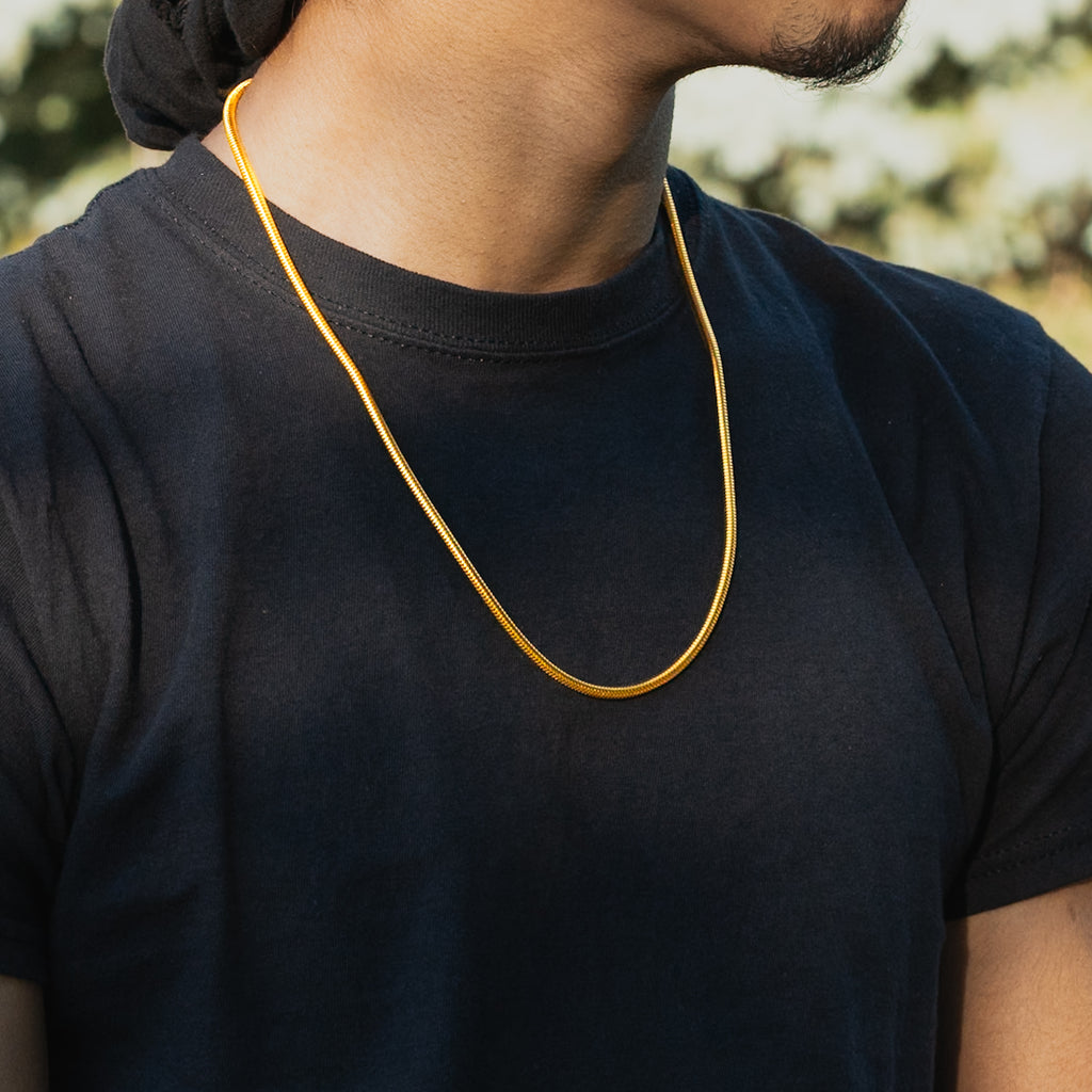 3MM Classic Gold Snake Chain