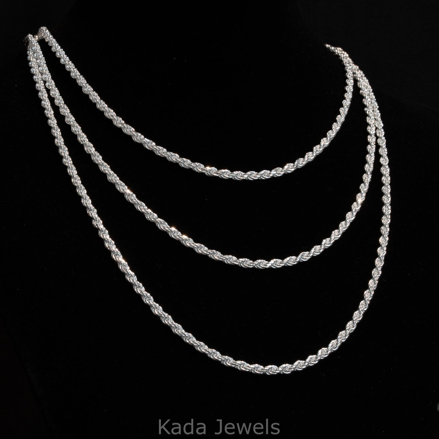 3.5MM 925 Silver Rope Chain