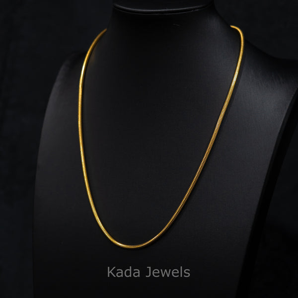 3MM Classic Gold Snake Chain