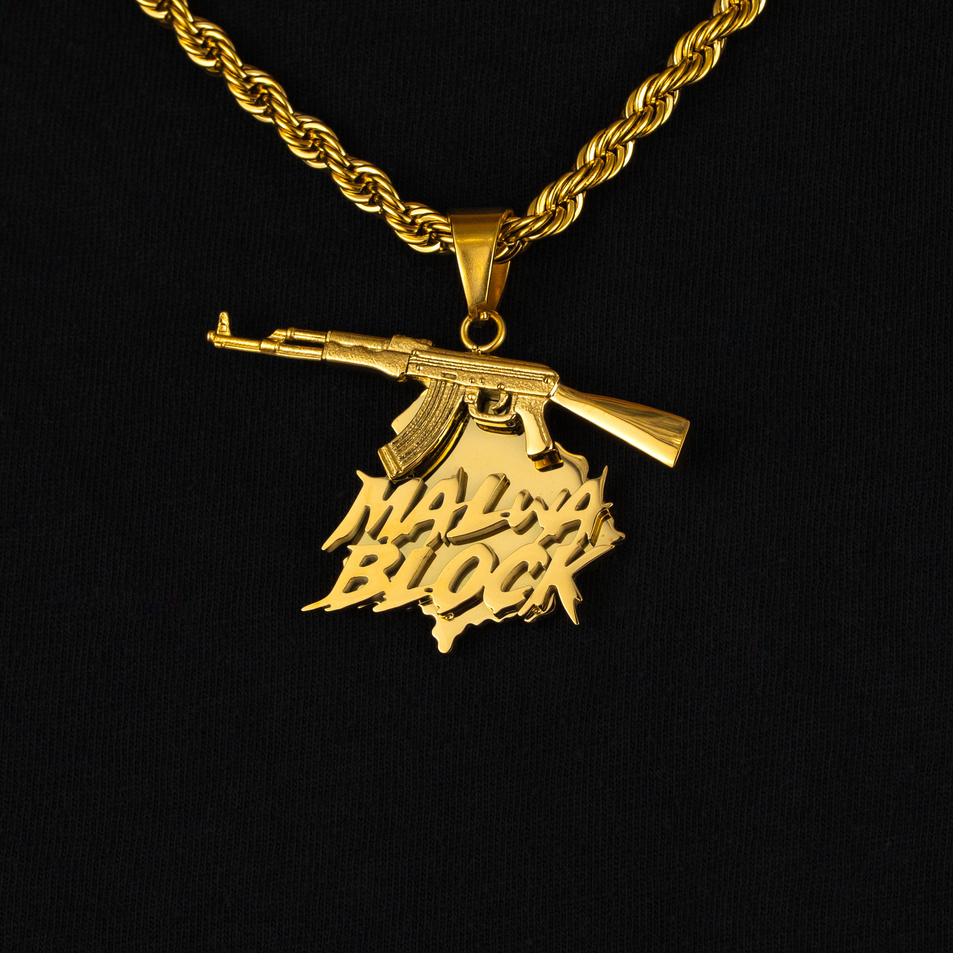 Malwa Block Pendant